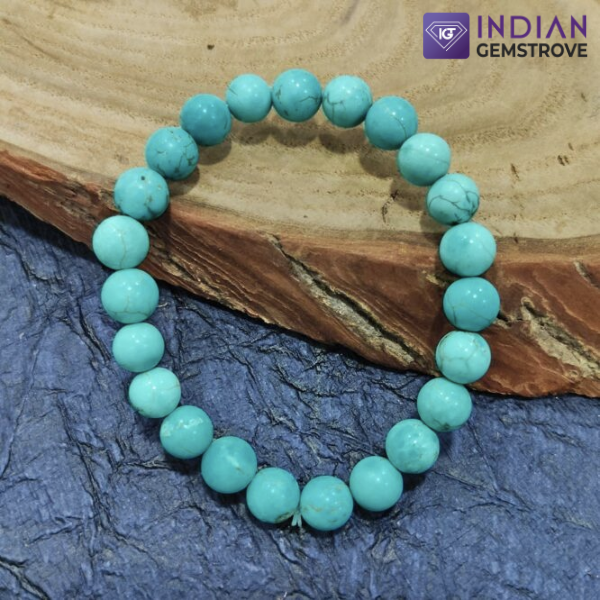 Natural & Original Firoza Bracelet - 100% Genuine Aqua Turquoise Bracelets