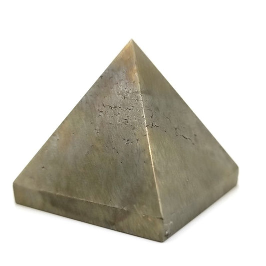 Pyrite Pyramid Money Magnet Stone for Career, Business Opportunities, Wealth Attraction (Size: 1inch to 1.5inch approx)